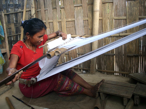 Weaving on