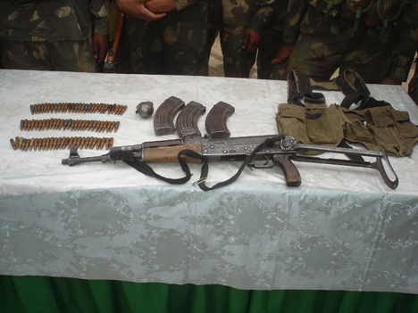 Arms surrendered