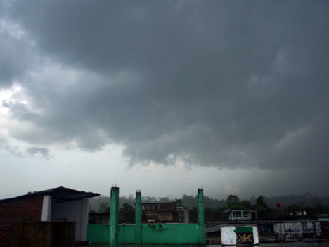 Rainbearing clouds