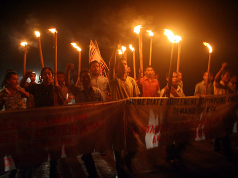 Rally for peace
